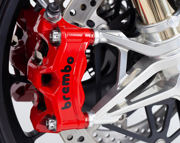 Kit of 4 spacers 5mm. Ø20mm. in Aluminum for front brake calipers - Ducati / Aprilia 25