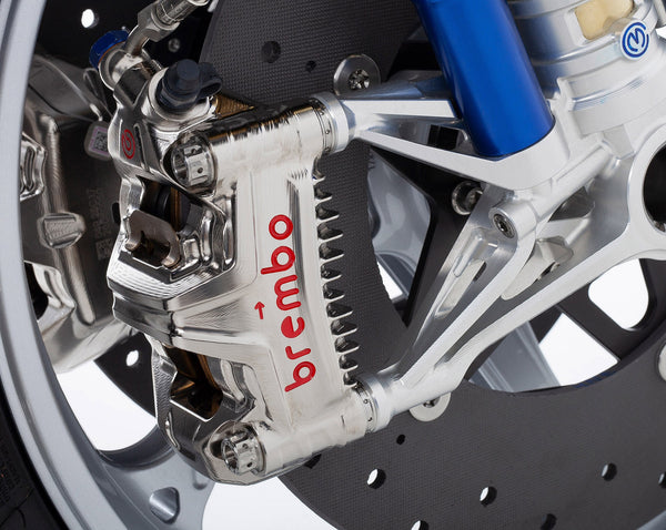 Kit of 4 spacers 5mm. Ø20mm. in Titanium for front brake calipers - Ducati / Aprilia 2