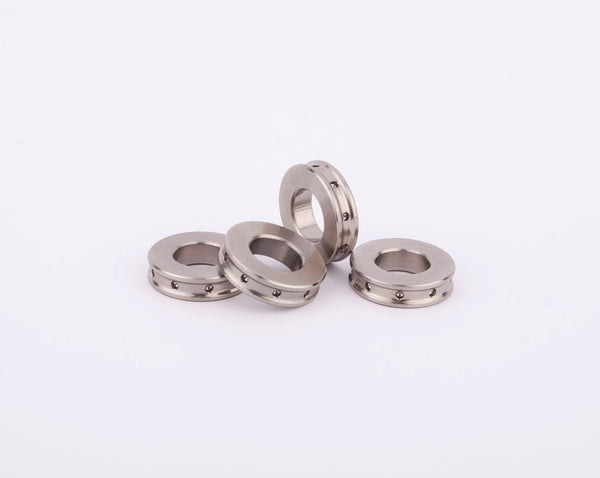 Kit of 4 spacers 5mm. Ø20mm. in Titanium for front brake calipers - Ducati / Aprilia 3