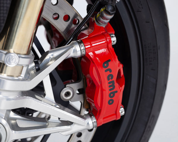 Kit of 4 spacers 5mm. Ø20mm. in Titanium for front brake calipers - Ducati / Aprilia 4