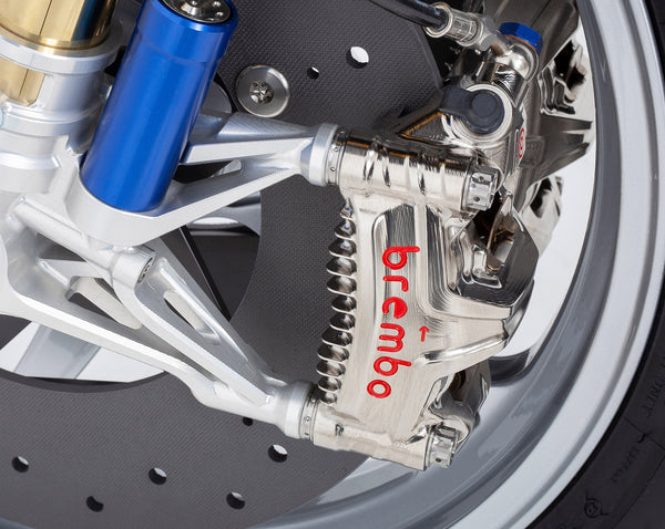 Kit of 4 spacers 5mm. Ø20mm. in Titanium for front brake calipers - Ducati / Aprilia 5