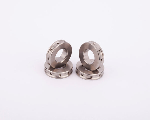Kit of 4 spacers 5mm. Ø20mm. in Titanium for front brake calipers - Ducati / Aprilia 6