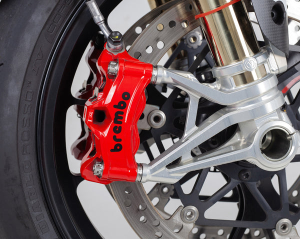 Kit of 4 spacers 5mm. Ø20mm. in Titanium for front brake calipers - Ducati / Aprilia 7