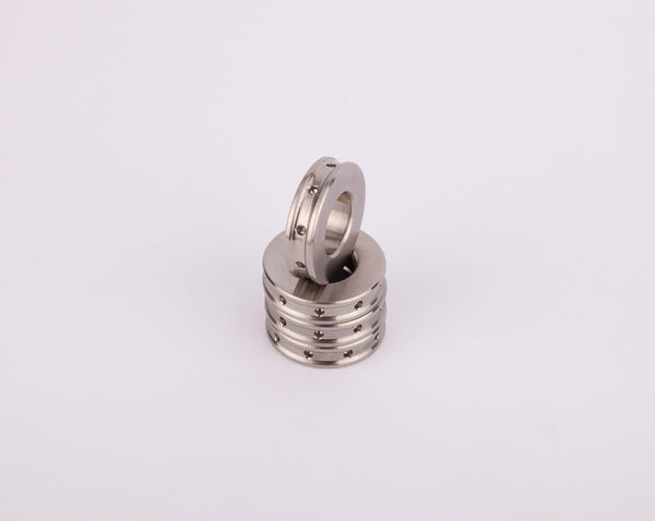 Kit of 4 spacers 5mm. Ø20mm. in Titanium for front brake calipers - Ducati / Aprilia 8