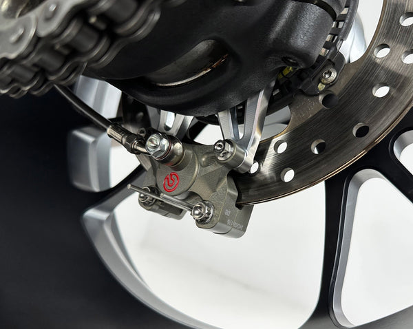 Brembo Racing 64mm Rear Brake Caliper P2-24 "X206001" Mount Bracket  - DUCATI Panigale V4 / Streetfighter V4 3