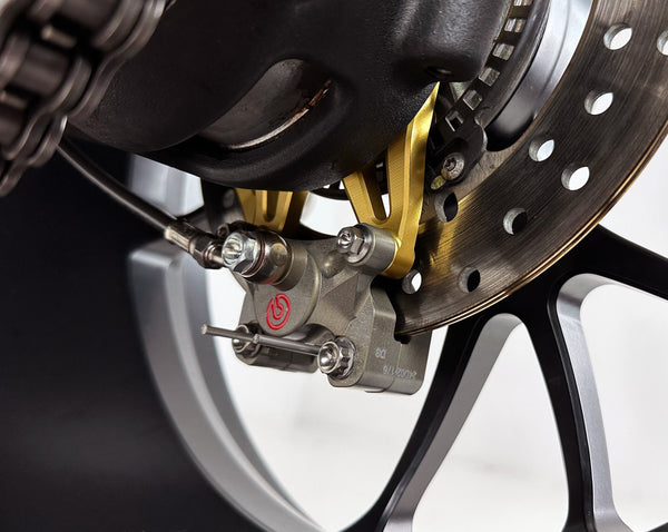 Brembo Racing 64mm Rear Brake Caliper P2-24 "X206001" Mount Bracket  - DUCATI Panigale V4 / Streetfighter V4 7