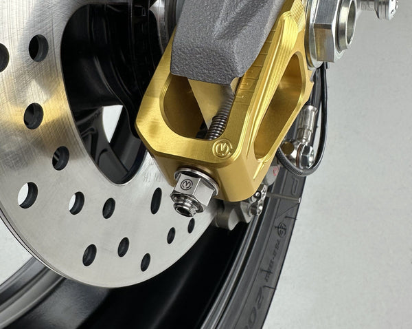 MOTOCORSE Special Titanium Screws and Nuts Kit for Swingarm Slide Adjustment - Ducati Panigale V4 2025 / Streetfighter V4 2025 2