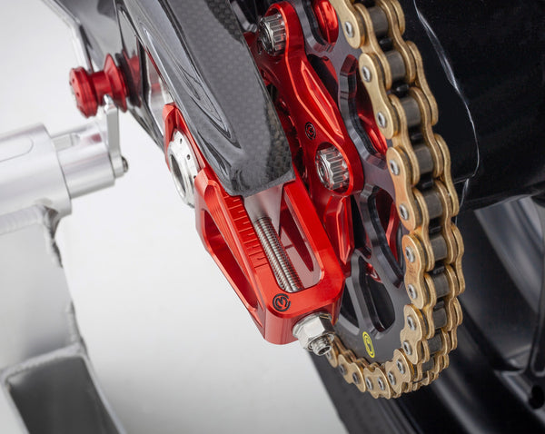 Pair of chain tensioner sliders with support for "SUPREME TECHNOLOGY OVERSUSPENSION RESONATOR" - Panigale/Streetfighter V4 2025 14