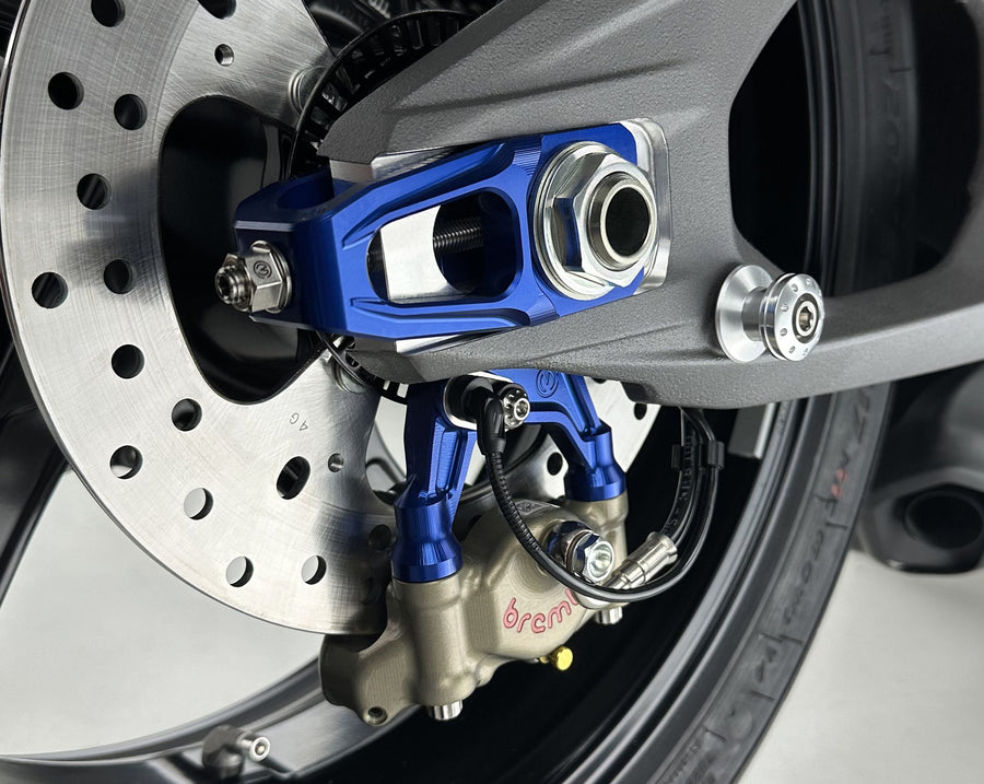 MOTOCORSE Complete chain tensioner slider kit with Brembo Radial Racing P2-30 "XA6H530" brake caliper - Panigale / Streetfighter V4 2025 Colore - Nero 1