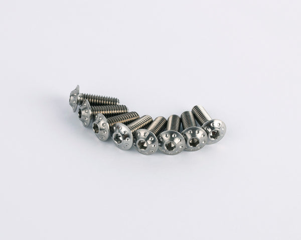 Upper fairing/windshield Titanium screws kit (N.8) Ducati 848/1098/1198 - Panigale 959/1299/ V4 2025 / V2 2025 - Desmosedici RR 2