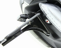 MOTOCORSE Carbon license plate support kit Colore - Finitura Carbonio