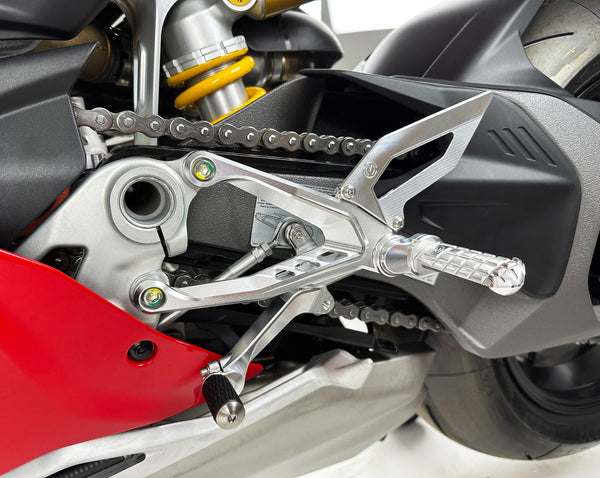 Complete Adjustable Rider Footpeg Kit - Ducati Panigale V4 2025 1