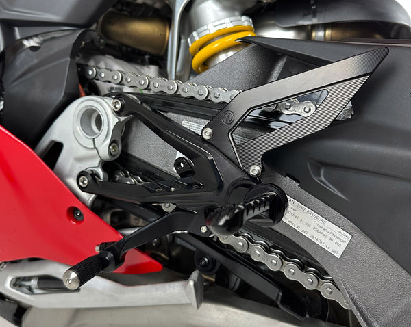 Complete Adjustable Rider Footpeg Kit - Ducati Panigale V4 2025 2
