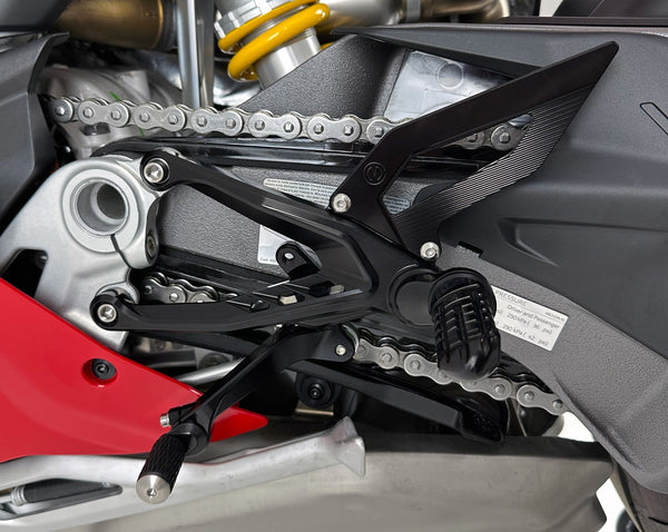 Complete Adjustable Rider Footpeg Kit - Ducati Streetfighter V4 2025 3