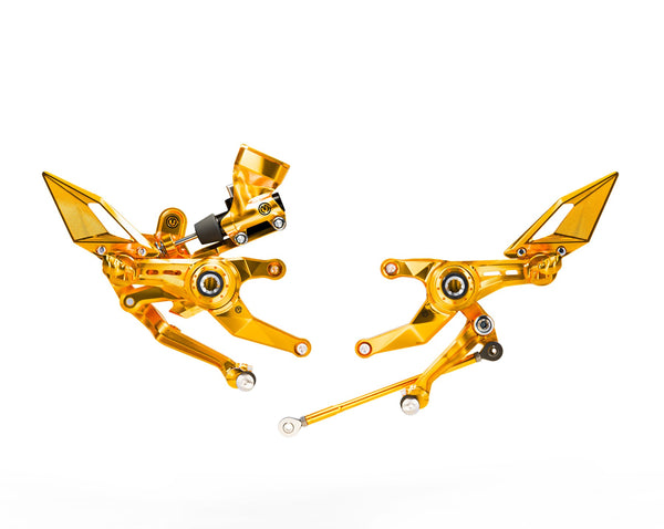 Adjustable "PREMIUM" rider footrest kit with Brembo brake pump and integrated reservoir - Panigale V4 2025/Streetfighter V4 2025 11