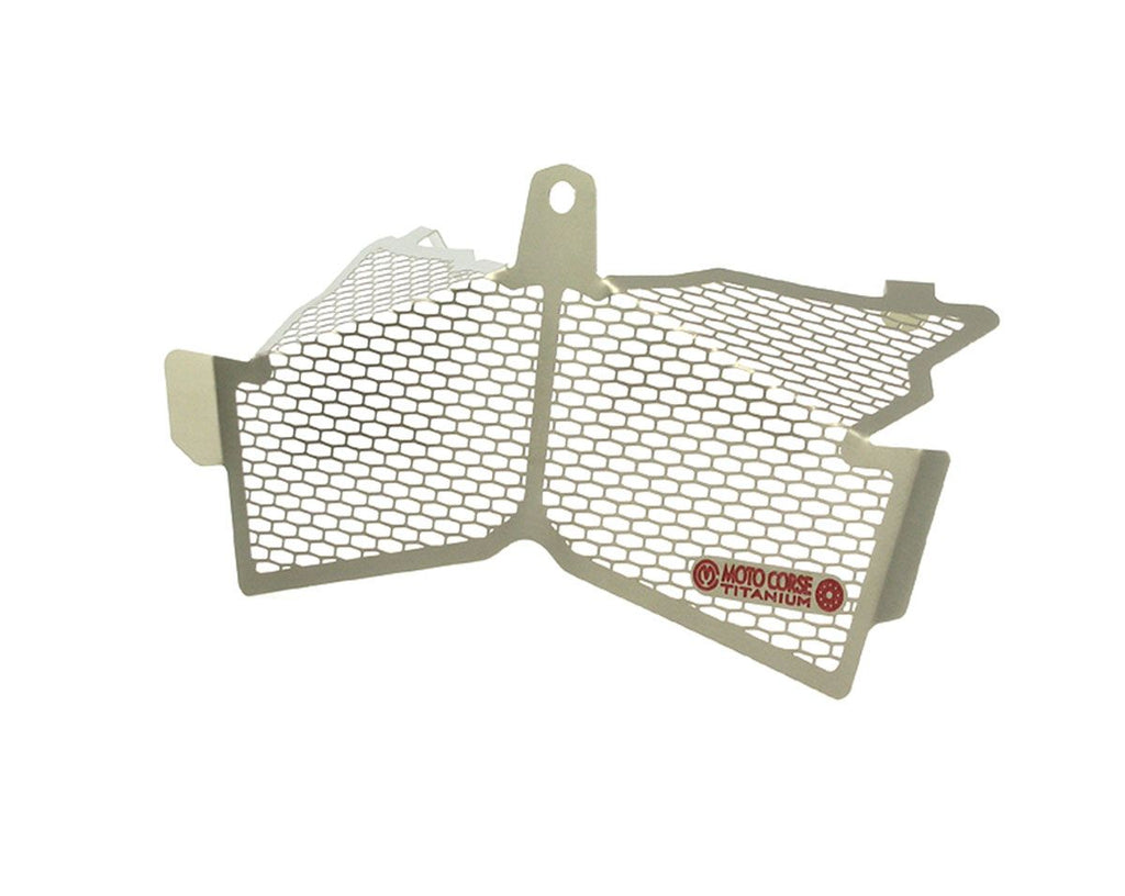 MOTOCORSE Titanium water radiators protection screen - Ducati Diavel (2011-2016)