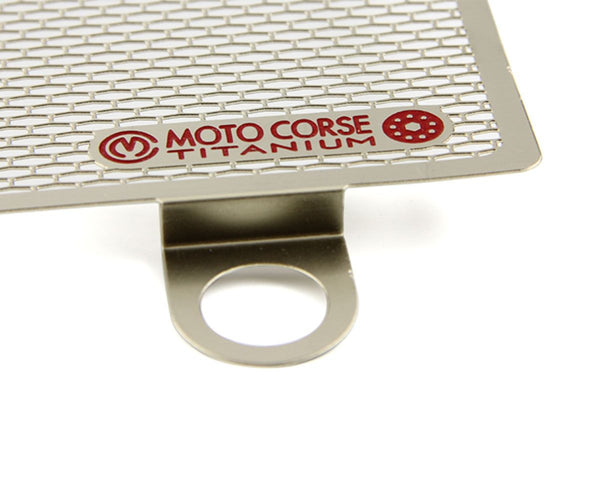 MOTOCORSE Titanium upper water radiator protection screen - Ducati Panigale 899/959/1199/1299/V2