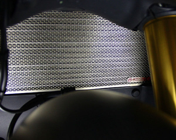 MOTOCORSE Titanium upper water radiator protection screen - Ducati Panigale 899/959/1199/1299/V2
