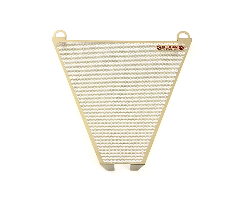 MOTOCORSE Titanium lower water radiator protection screen - Ducati Panigale 899/959/1199/1299/V2