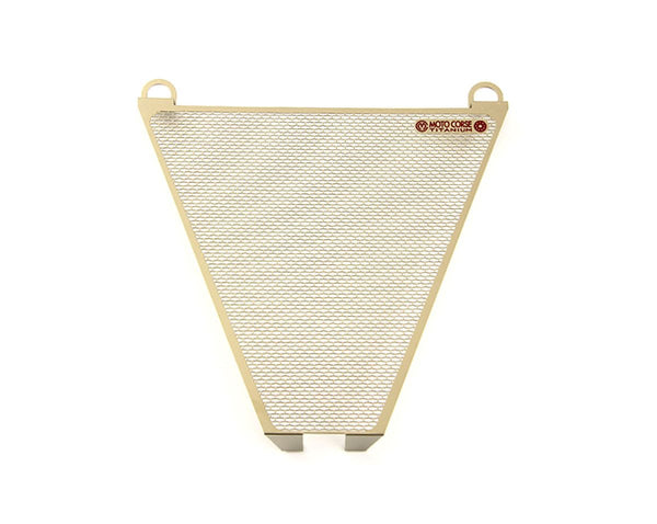 MOTOCORSE Titanium lower water radiator protection screen - Ducati Panigale 899/959/1199/1299/V2