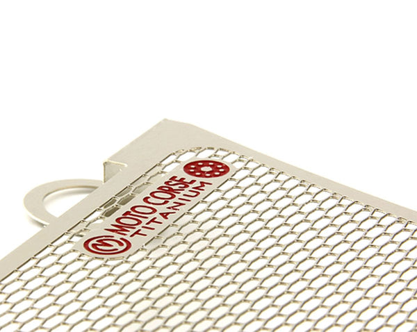 MOTOCORSE Titanium lower water radiator protection screen - Ducati Panigale 899/959/1199/1299/V2