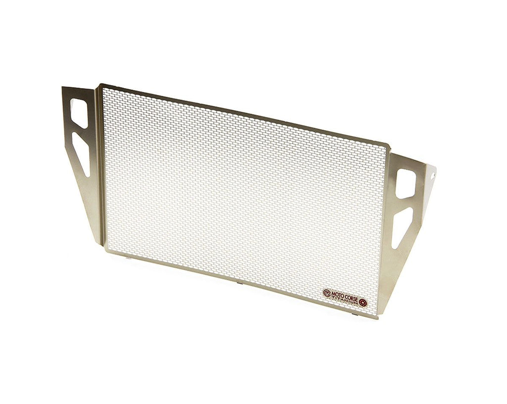 MOTOCORSE Titanium water radiator protection screen - Ducati Monster 1200 / Supersport 950