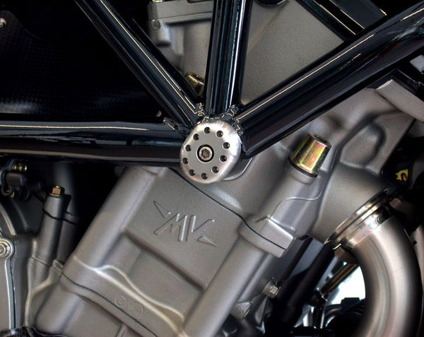 MOTOCORSE Titanium frame protection pads kit.