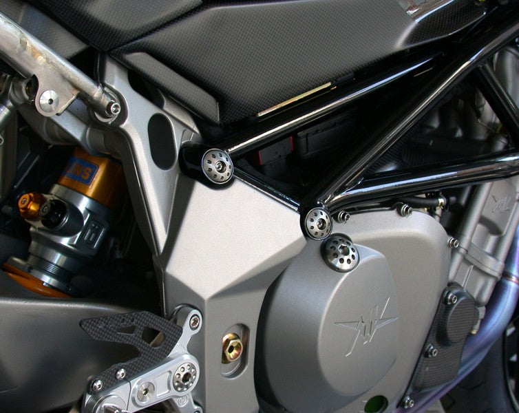 MOTOCORSE Titanium frame plugs kit (Nr. 4)