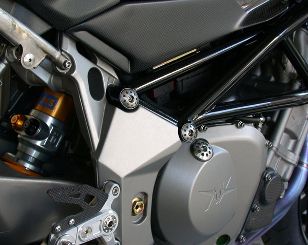 MOTOCORSE Titanium frame plugs kit (Nr. 4)