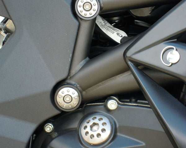MOTOCORSE Titanium frame plugs