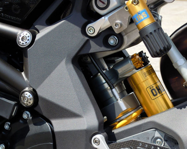 MOTOCORSE Titanium frame plugs