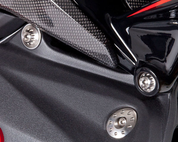 MOTOCORSE Titanium rear frame fixing screws kit