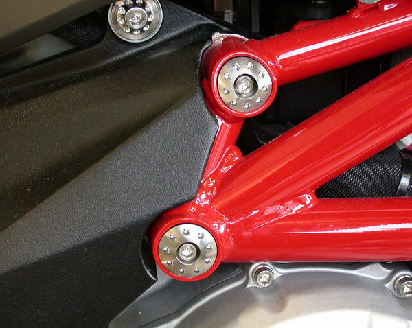 MOTOCORSE Titanium frame plugs