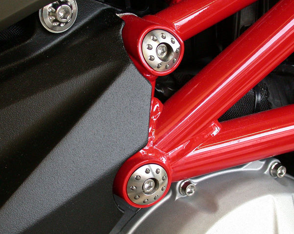 MOTOCORSE Titanium frame plugs