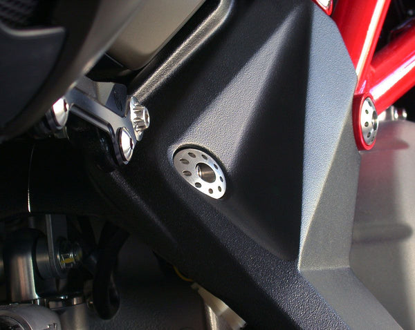 MOTOCORSE Titanium frame plates plugs kit