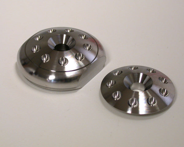 MOTOCORSE Titanium swingarm pivot plugs kit