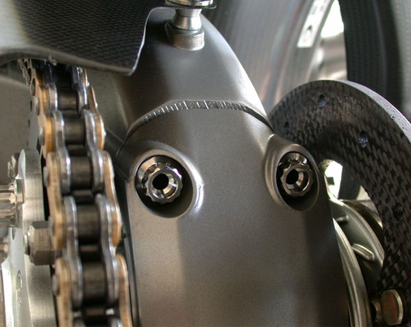 MOTOCORSE Eccentric hub titanium screws kit