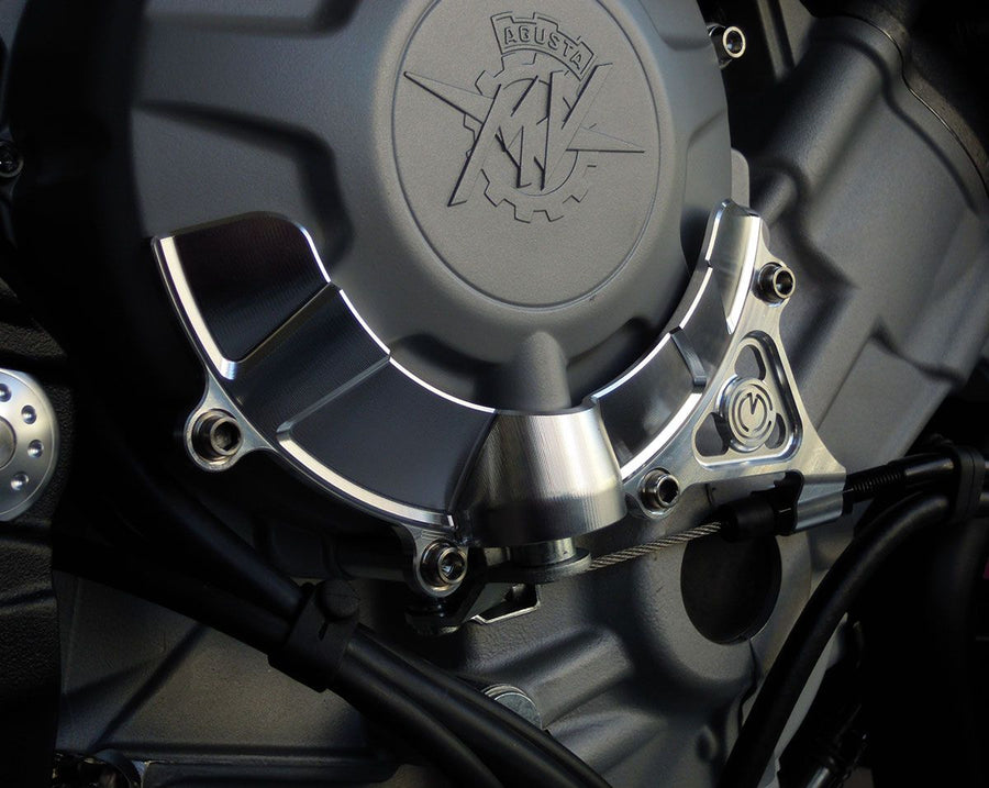 MOTOCORSE Machined from solid clutch cover protection with clutch cable bracket Colore