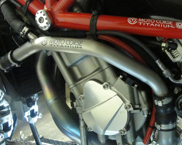MOTOCORSE Titanium water radiator / water pump hose