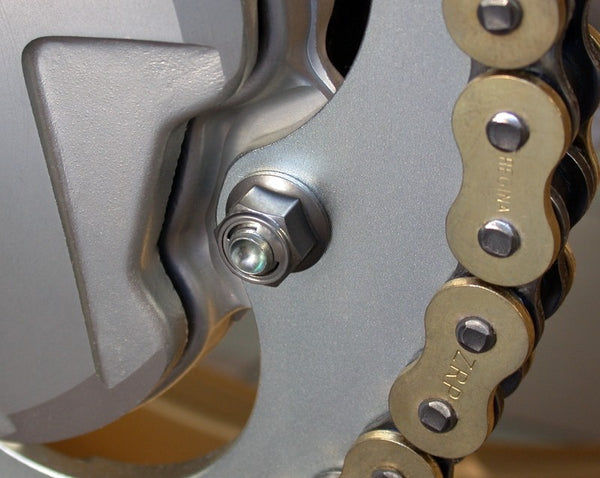 MOTOCORSE Titanium rear sprocket nuts kit