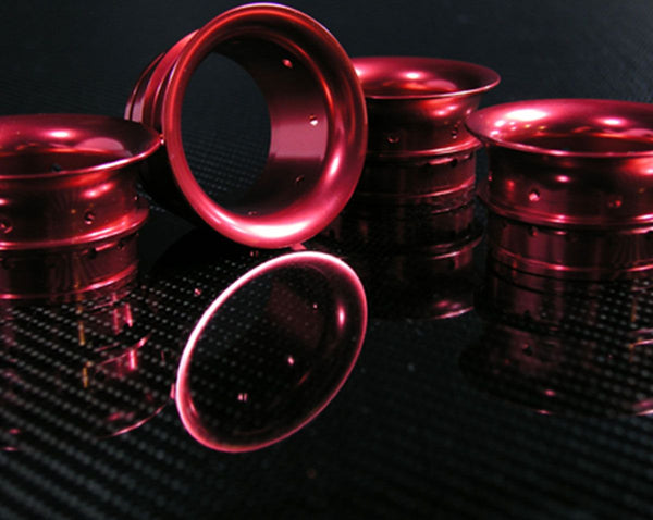 MOTOCORSE CNC air funnels kit (N.4) red colour