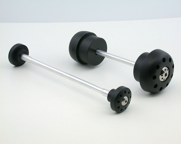 Front fork axle sliders with Titanium bolts 1