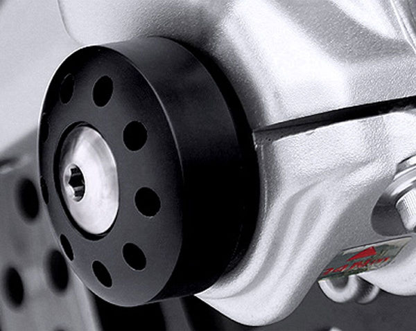 Front fork axle sliders with Titanium bolts (Ohlins) - MV Agusta F4 2010 RR/RC/LH44 - Brutale 1000 RR - RUSH 1000 - SV 1000 2