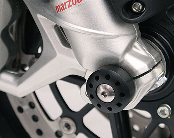 Front fork axle sliders with Titanium bolts (Ohlins) - MV Agusta F4 2010 RR/RC/LH44 - Brutale 1000 RR - RUSH 1000 - SV 1000 3