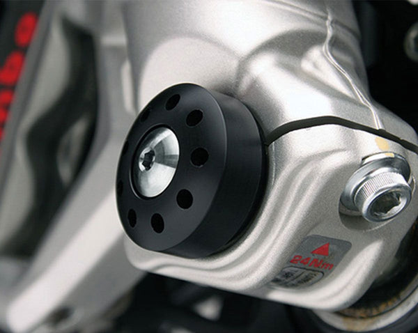Front fork axle sliders with Titanium bolts (Ohlins) - MV Agusta F4 2010 RR/RC/LH44 - Brutale 1000 RR - RUSH 1000 - SV 1000 4