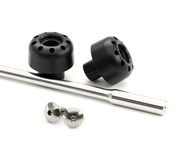 MOTOCORSE Front fork axle sliders inc. Titanium bolts