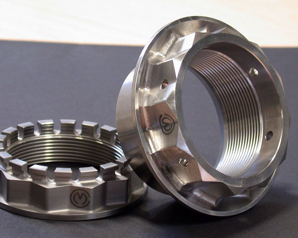 MOTOCORSE Billet titanium rear wheel nut