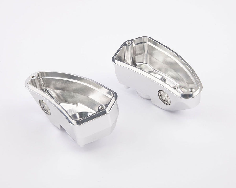 MOTOCORSE Pair oil tanks for OEM Nissin clutch and brake master cylinders (without caps) Colore