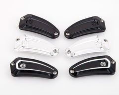 MOTOCORSE New Design pair oil reservoir caps with Titanium screws for OEM Nissin clutch and brake master cylinders Colore