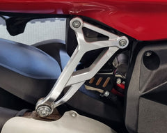 MOTOCORSE Silencer support aluminum bracket MV Agusta F3 / Superveloce EURO 4/5 Colore - Nero